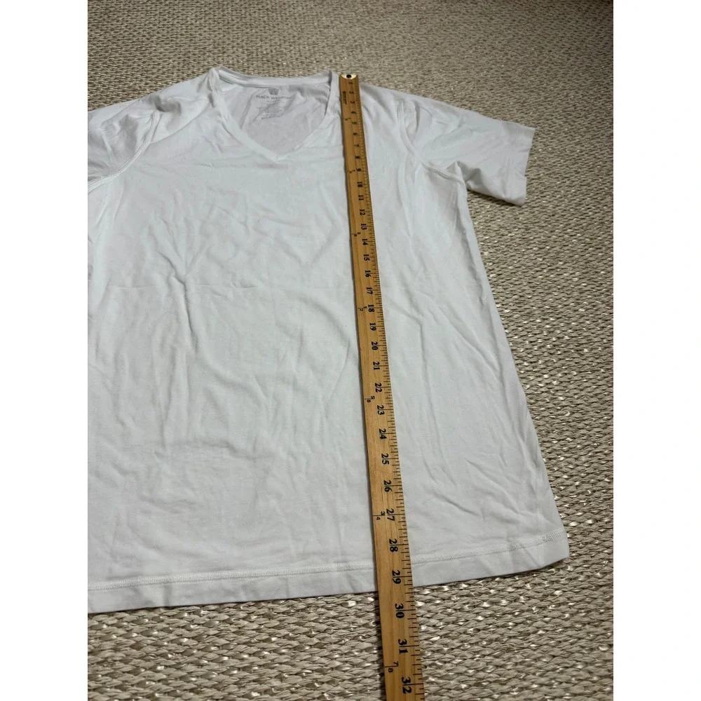 Mack Weldon Mens XL White 18-Hour Jersey V-Neck Short Sleeve Undershirt T-Shirt